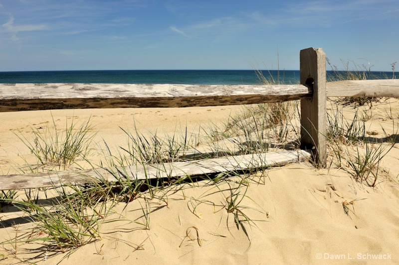 beach fence - ID: 12980115 © Dawn Schwack