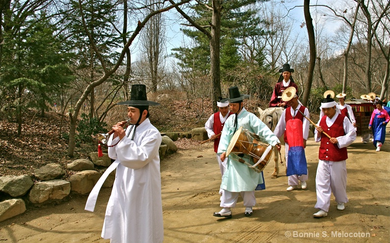A Korean Wedding Procession
