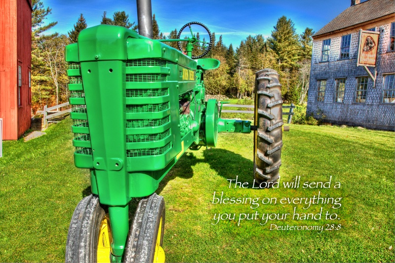 Old Tractor / Deuteronomy 28:8