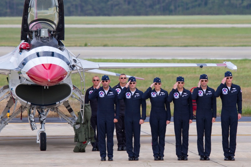 The 2012 USAF Thunderbirds Demonstration Pilots