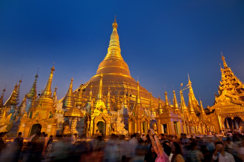 Shwedagon Pagoda of Myanmar