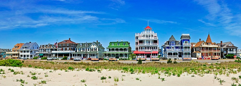 Houses Along Beach