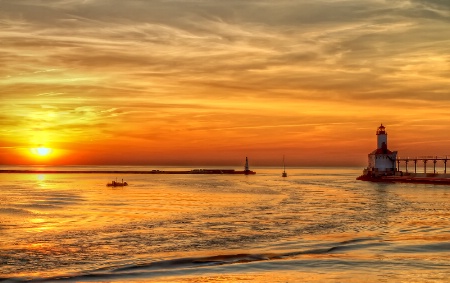 Michigan City Sunset