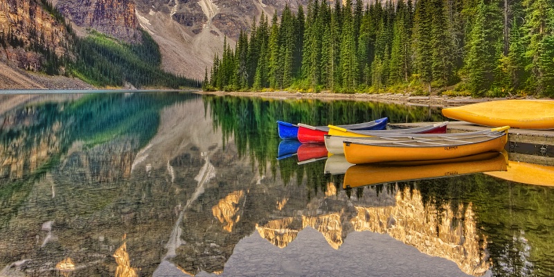 Waiting Canoes