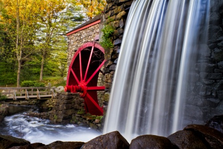 Grist Mill At Sudbury