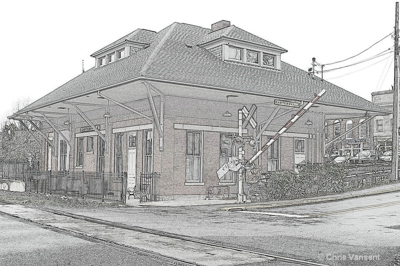 20090102 1216pencil RR Station-cartersville ga - ID: 13013682 © Chris Vansant
