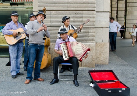 Street Band in Berlin, Germany