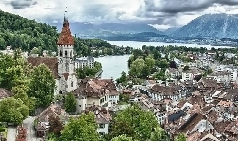 Church in Thun, Switzerland