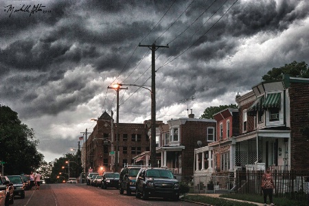 Storm Brewing over 13th Street