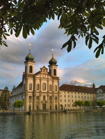 Jesuit Chuch in Luzerne Switzerland