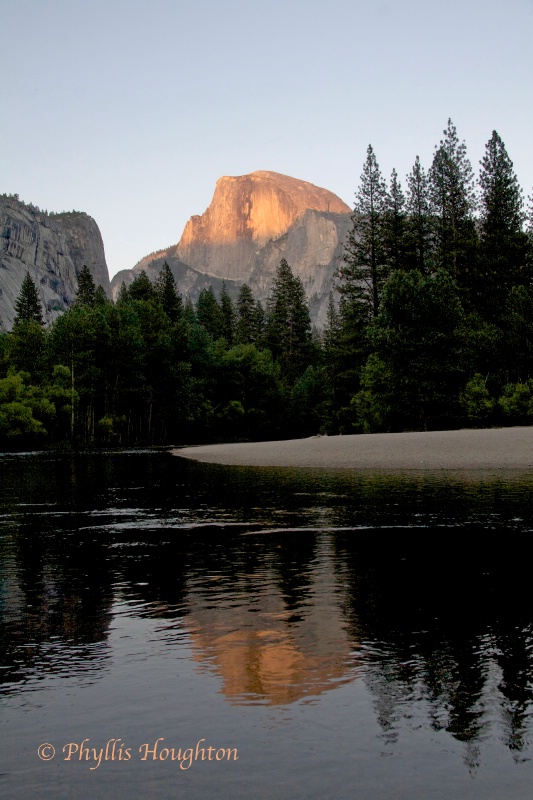Half Dome before Sunset