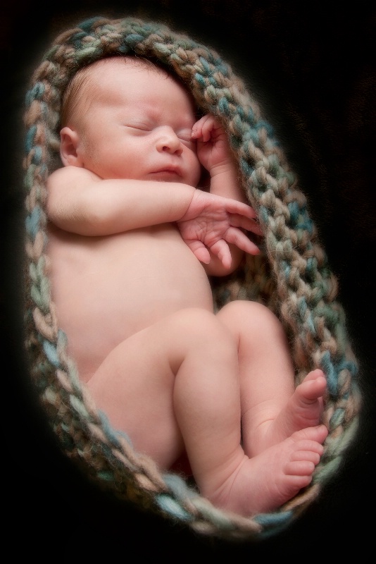 Baby in a Basket - ID: 13038282 © Laurie Daily