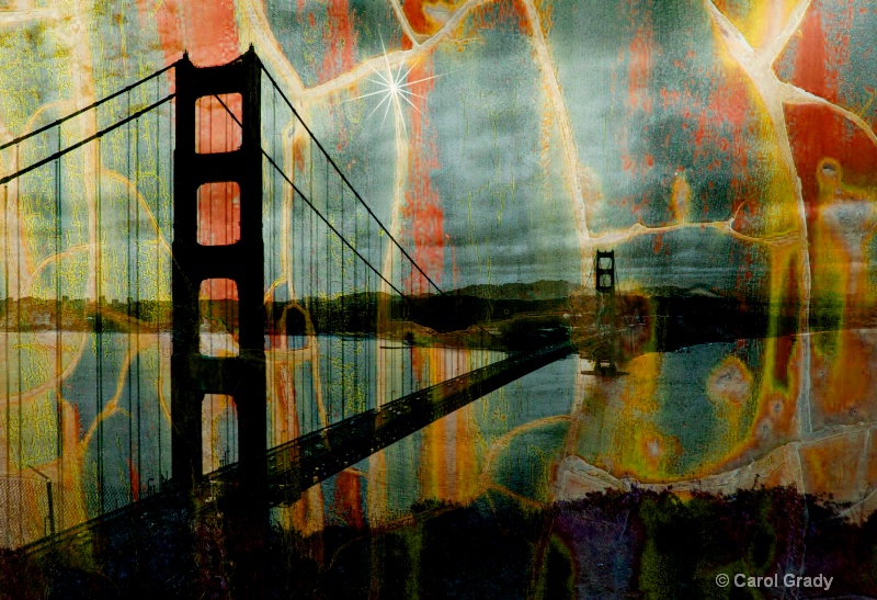 Golden Gate Bridge Abstract