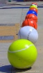 Lined up