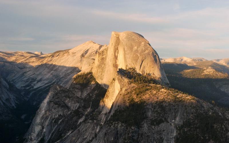 Half Dome at Sundown