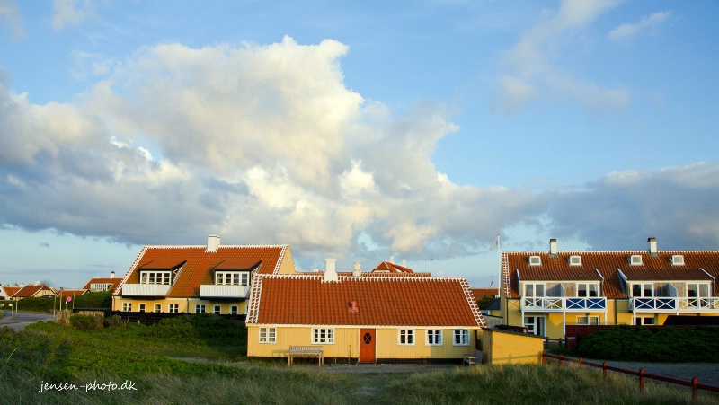 Houses in Skagen, Denmark