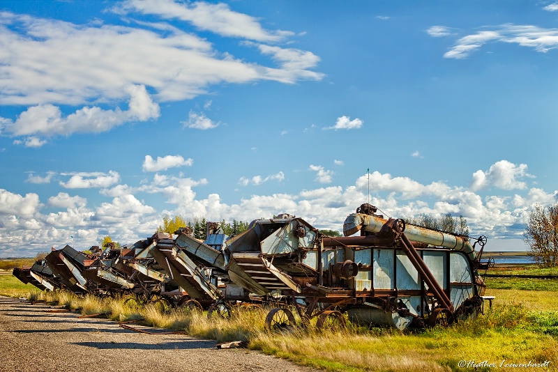 Old Threshing Machines