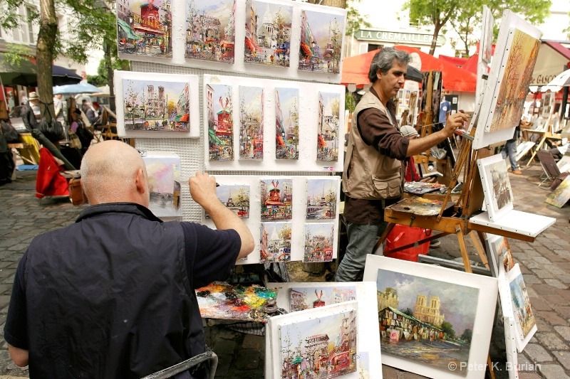 Artists, Montmartre, Paris