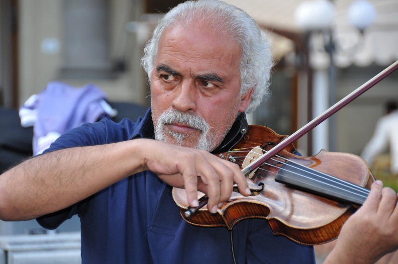 Violinist in Florence, IT