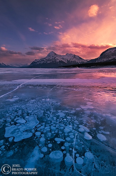 Abraham Lake Sunset