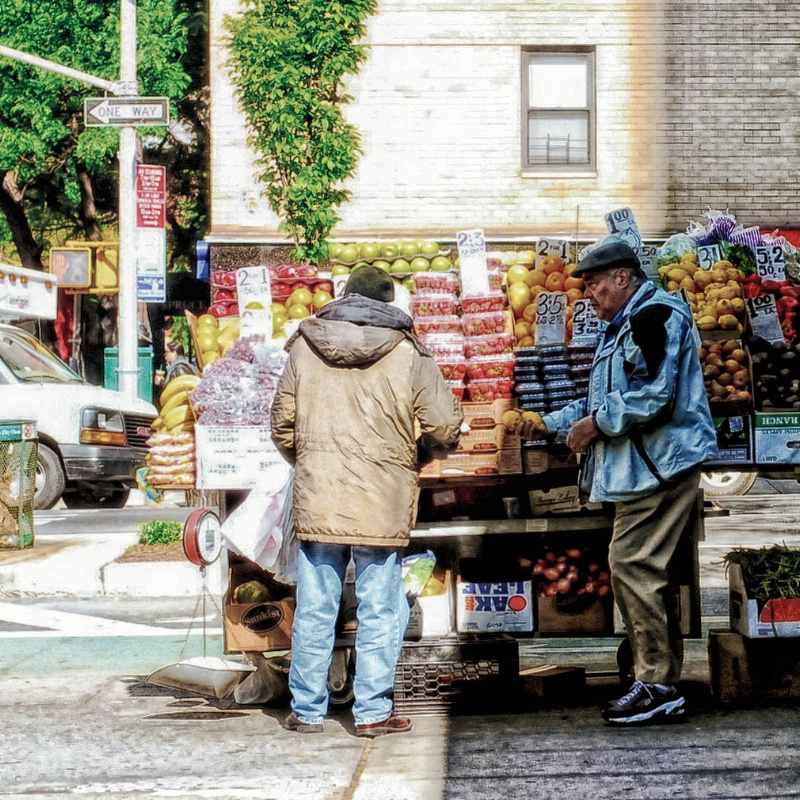 Street Vender on New York City Street - 2012