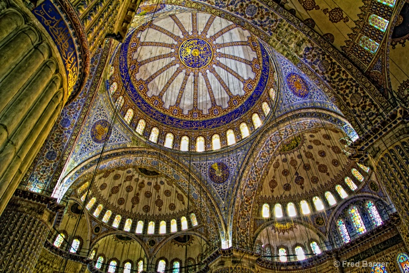 Dome of the Blue Mosque, Istanbul, Turkey