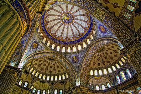 Dome of the Blue Mosque, Istanbul, Turkey