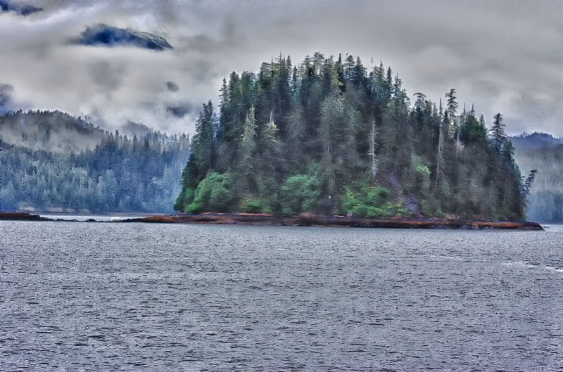 scenery misty fjords ketchican ak -2040 hdr - ID: 13117583 © James E. Nelson