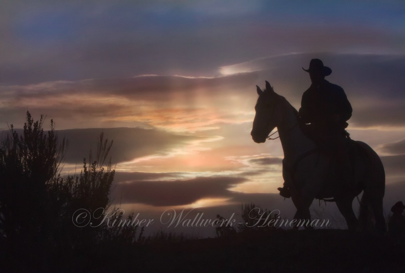 Cowboy Sunset