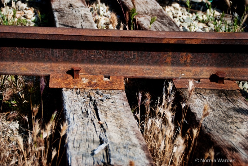 Railroad Track Circa 1921