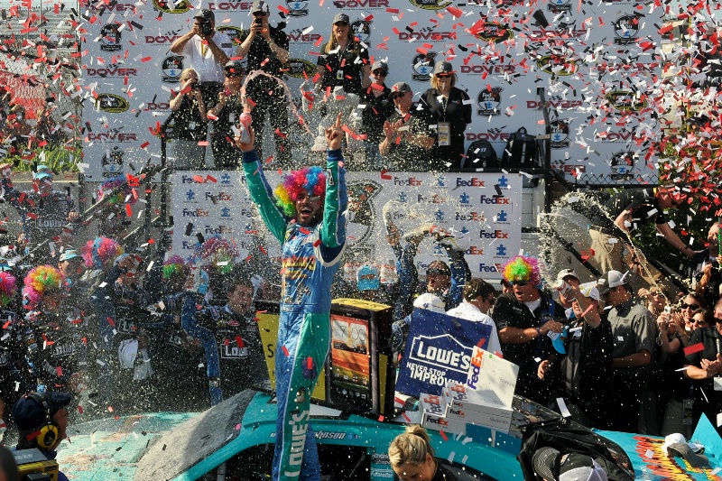 Jimmy Johnson Wins at Dover