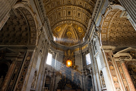 Inside St. Peter's Basilica 