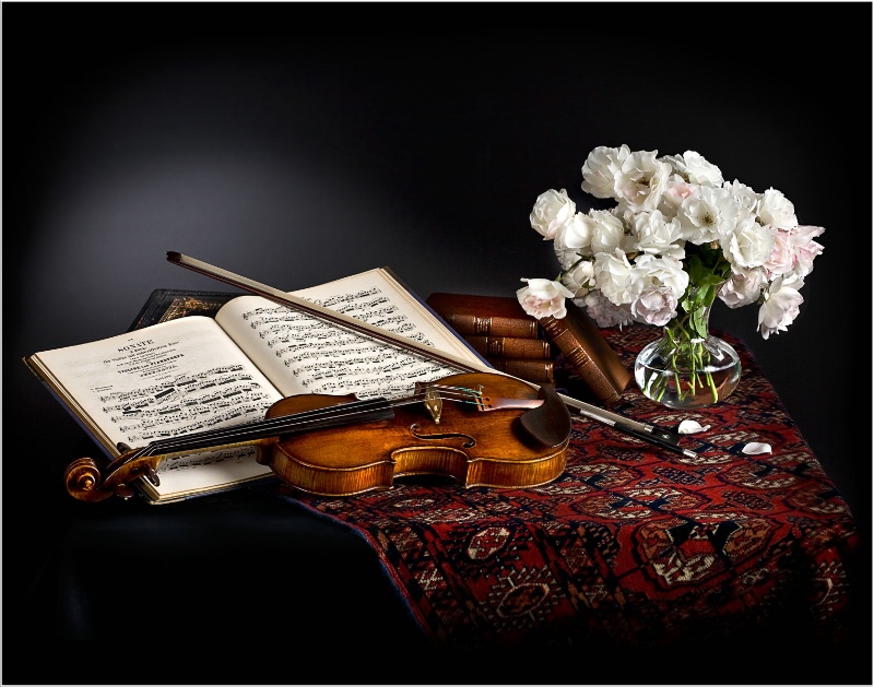Stradivarius and Flowers - ID: 13129568 © Endre Balogh
