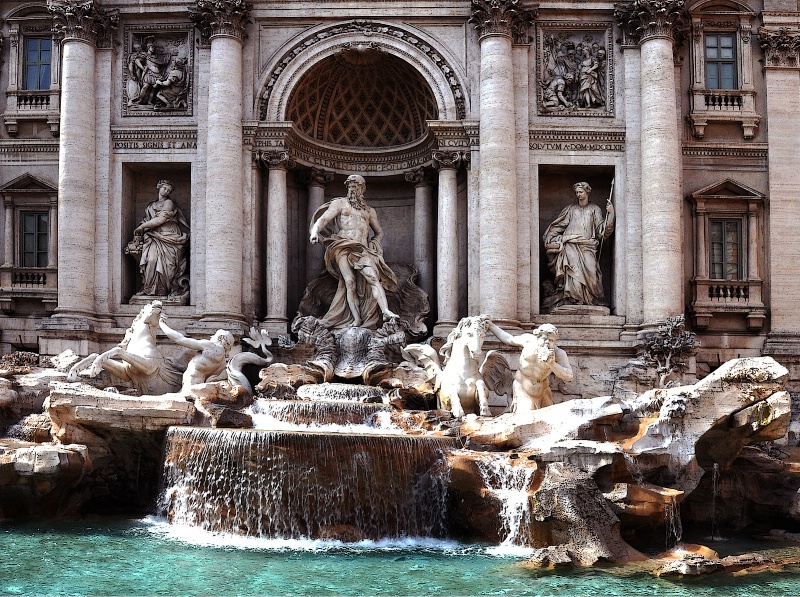 Trevi Fountain, Rome Italy - ID: 13131869 © William S. Briggs