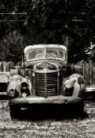 Old Truck in Elk City, Kansas - 2011