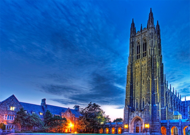 Duke Chapel in Twilight