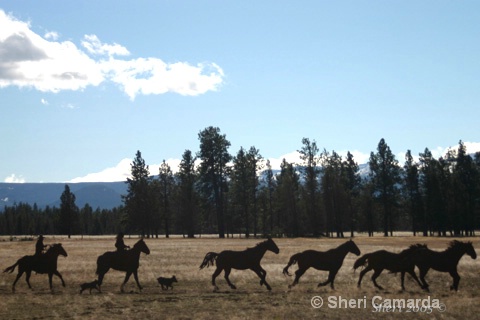 Iron Scluptures - Sisters, Oregon - ID: 13159780 © Sheri Camarda