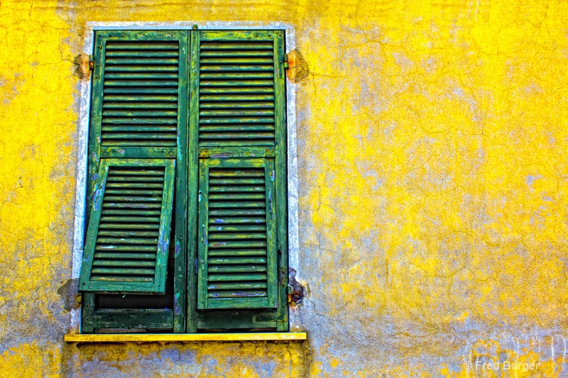 Old Shutters, Cinque Terre, Italy