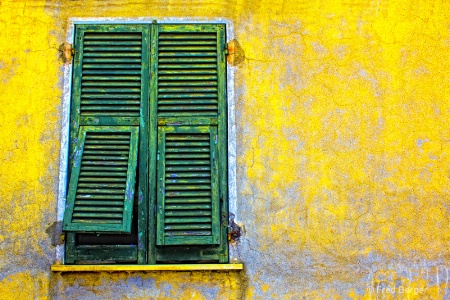 Old Shutters, Cinque Terre, Italy