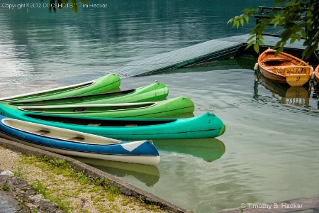 Colorful Canoes 