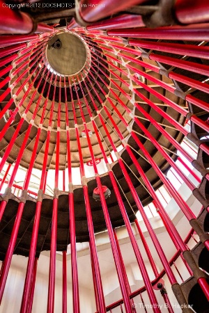 Red Spiral Staircase