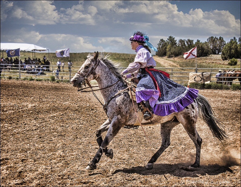 The Lady Can Ride!