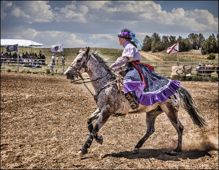 The Lady Can Ride!