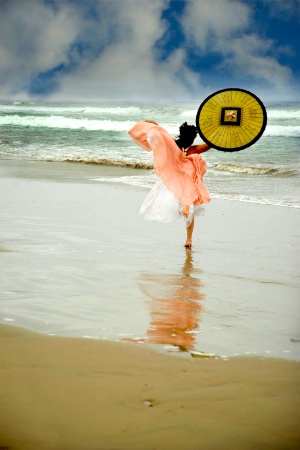 Lady on the Beach