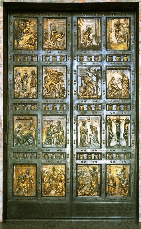 Holy Door at Saint Peter's Basilica, Vatican - ID: 13173262 © William S. Briggs