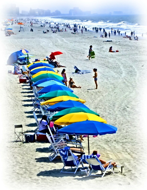 Myrtle Beach Umbrellas - ID: 13173333 © John M. Hassler