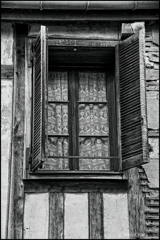 french window 3-b w - ID: 13175849 © Annie Katz