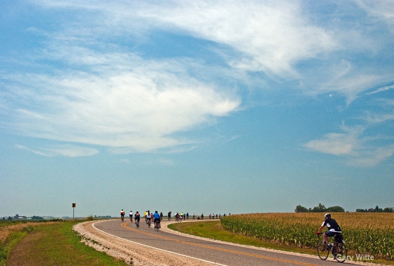 Riding Across Iowa