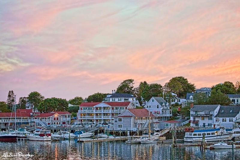 Boothbay Harbor at Sunset