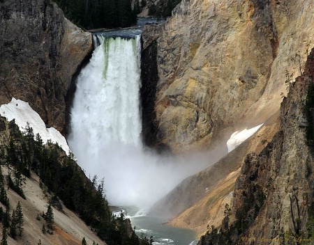 Close Up Of Lower Falls